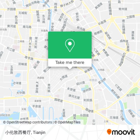 小伦敦西餐厅 map