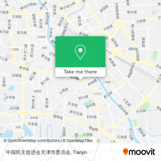 中国民主促进会天津市委员会 map
