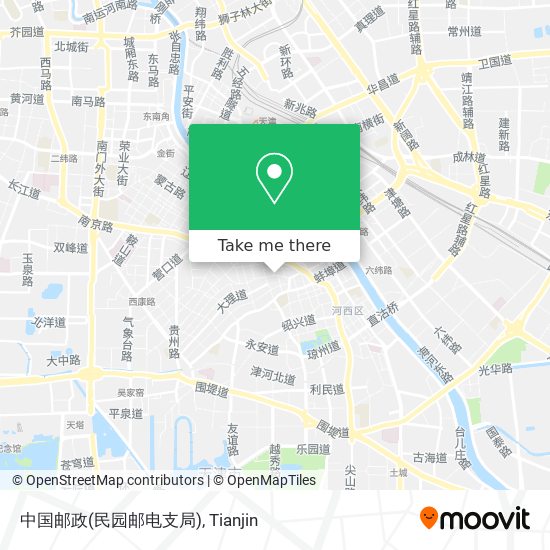 中国邮政(民园邮电支局) map