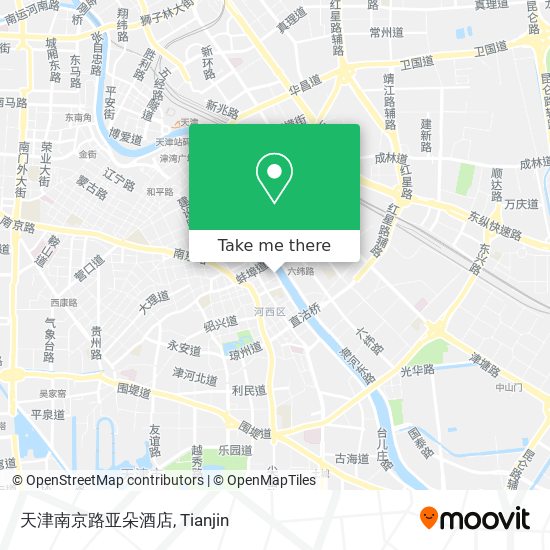 天津南京路亚朵酒店 map