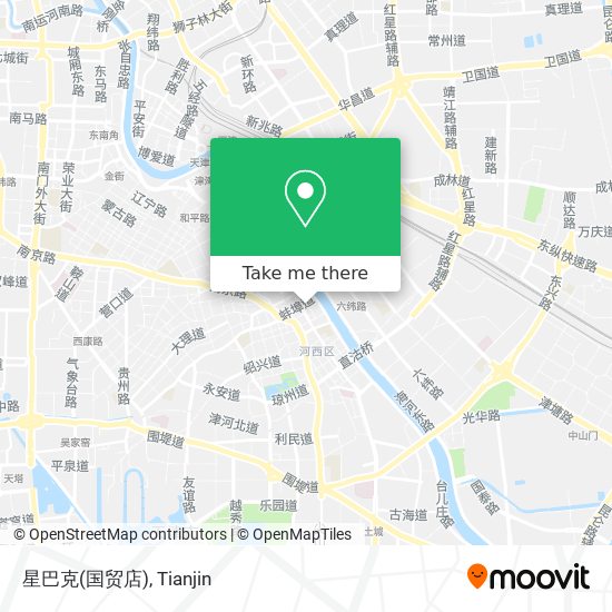 星巴克(国贸店) map