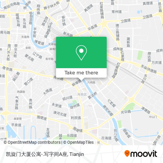 凯旋门大厦公寓-.写字间A座 map