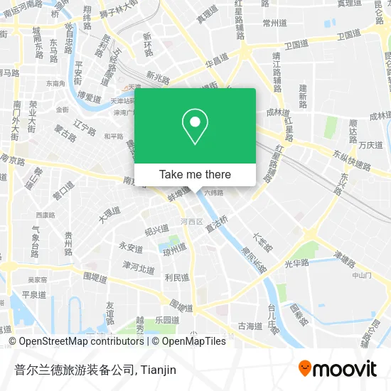普尔兰德旅游装备公司 map