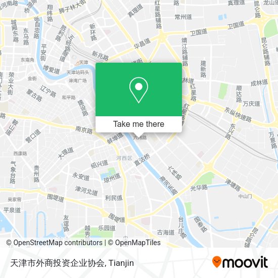 天津市外商投资企业协会 map