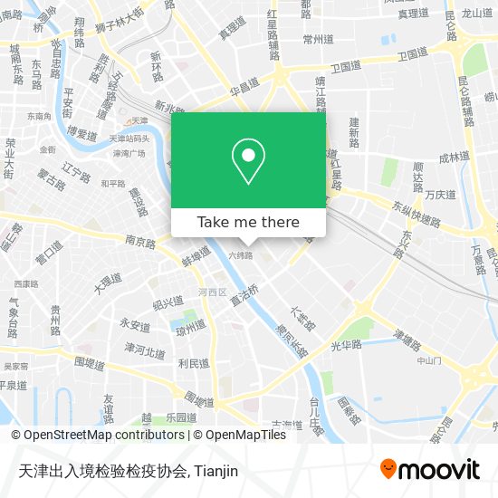 天津出入境检验检疫协会 map