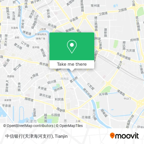 中信银行(天津海河支行) map