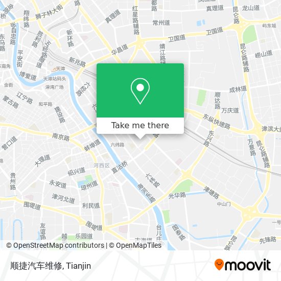 顺捷汽车维修 map
