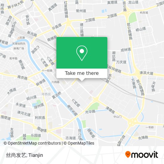 丝尚发艺 map