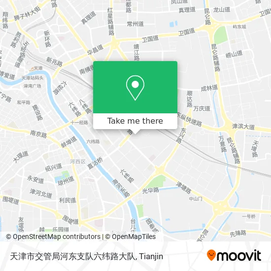 天津市交管局河东支队六纬路大队 map
