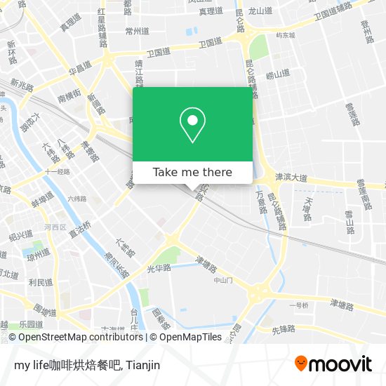 my life咖啡烘焙餐吧 map