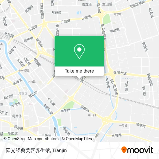 阳光经典美容养生馆 map