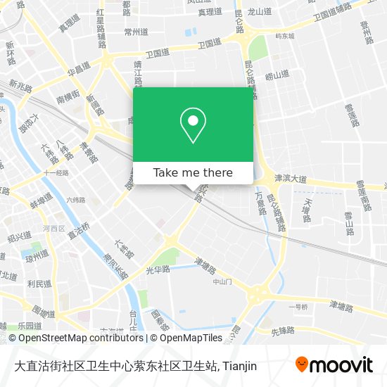 大直沽街社区卫生中心萦东社区卫生站 map