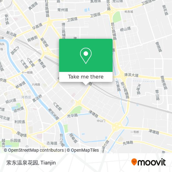 萦东温泉花园 map