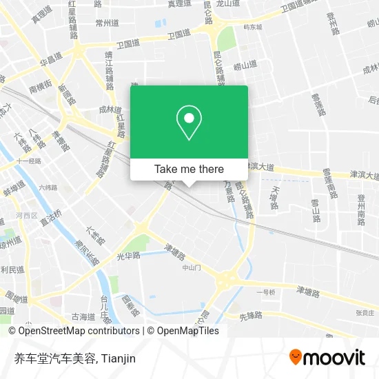 养车堂汽车美容 map