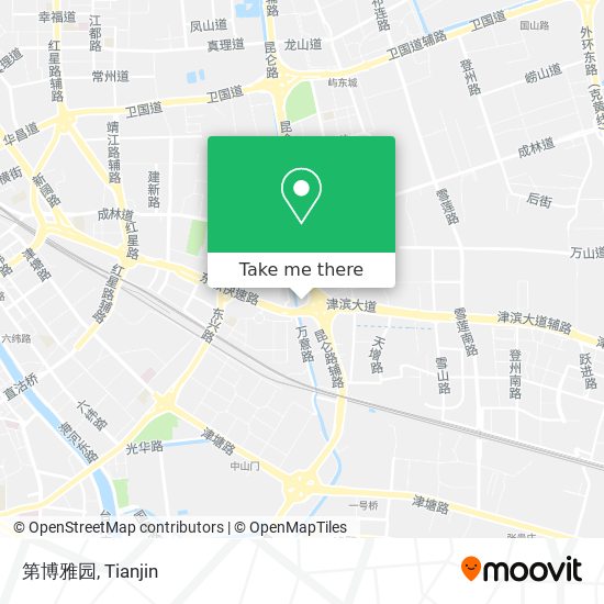 第博雅园 map