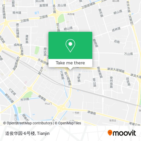 道俊华园-6号楼 map