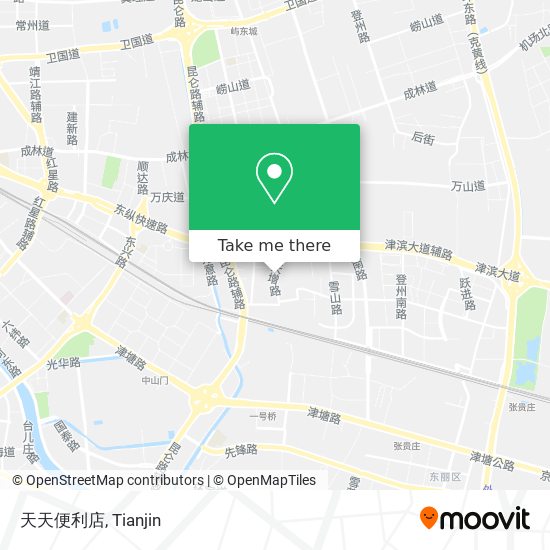 天天便利店 map
