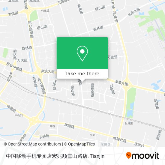 中国移动手机专卖店宏兆顺雪山路店 map