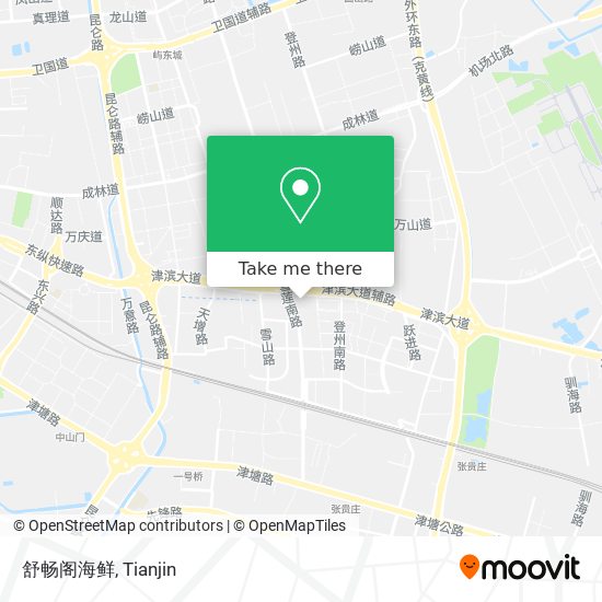 舒畅阁海鲜 map