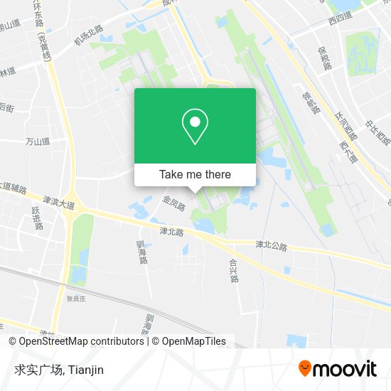 求实广场 map