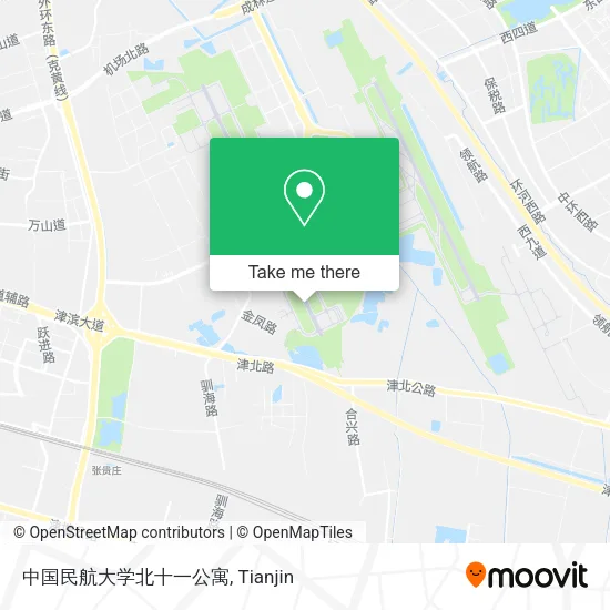 中国民航大学北十一公寓 map