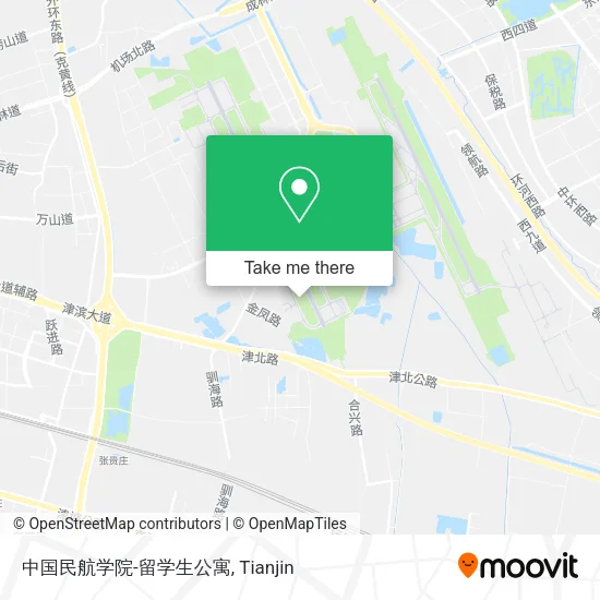 中国民航学院-留学生公寓 map