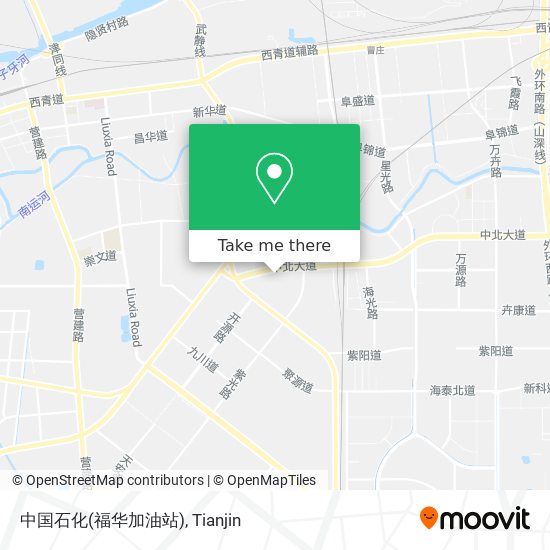 中国石化(福华加油站) map