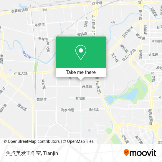 焦点美发工作室 map