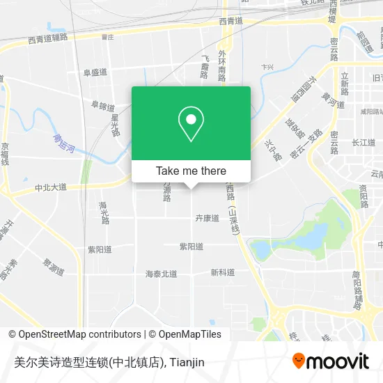 美尔美诗造型连锁(中北镇店) map