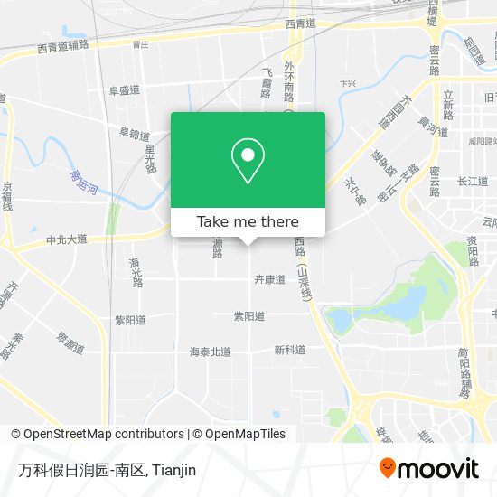万科假日润园-南区 map
