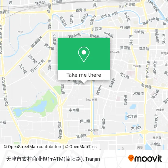 天津市农村商业银行ATM(简阳路) map