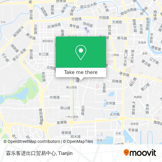 霖乐客进出口贸易中心 map