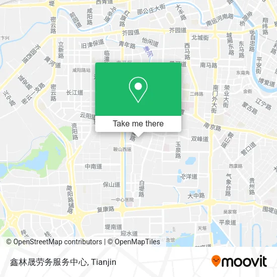 鑫林晟劳务服务中心 map