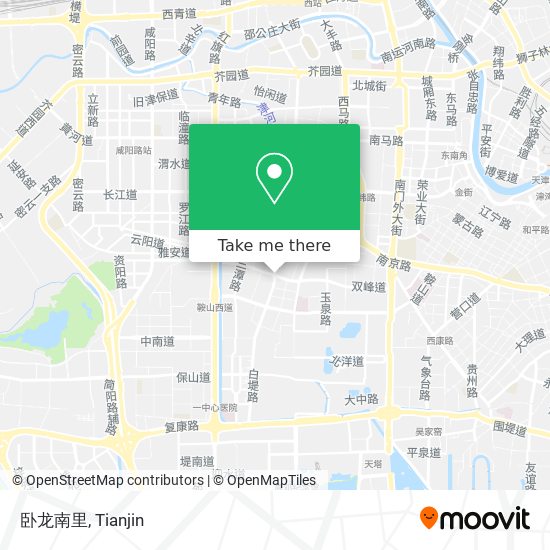 卧龙南里 map
