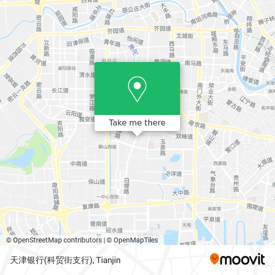天津银行(科贸街支行) map