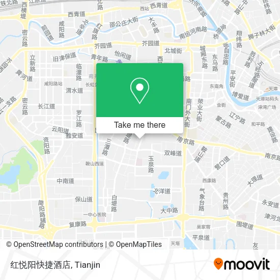 红悦阳快捷酒店 map
