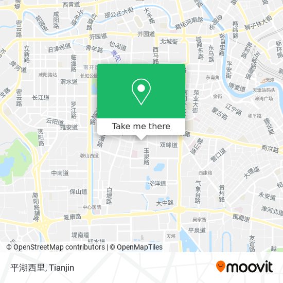 平湖西里 map