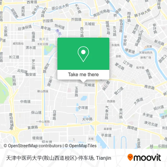 天津中医药大学(鞍山西道校区)-停车场 map