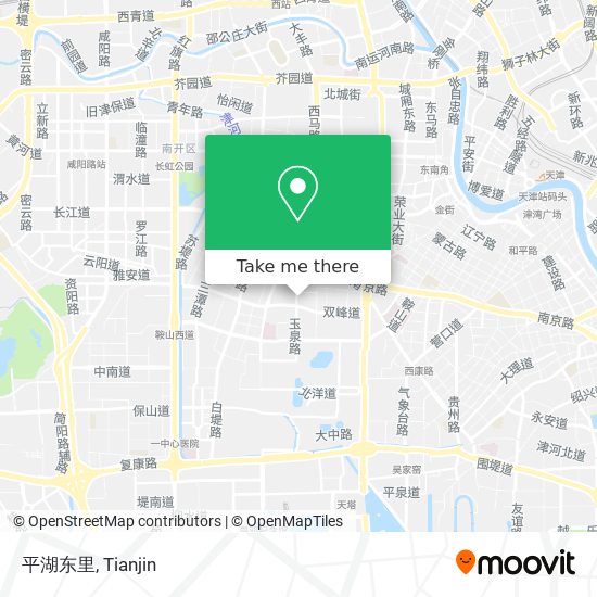 平湖东里 map