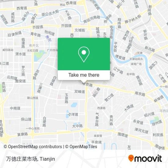 万德庄菜市场 map