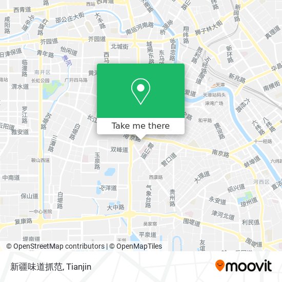 新疆味道抓范 map
