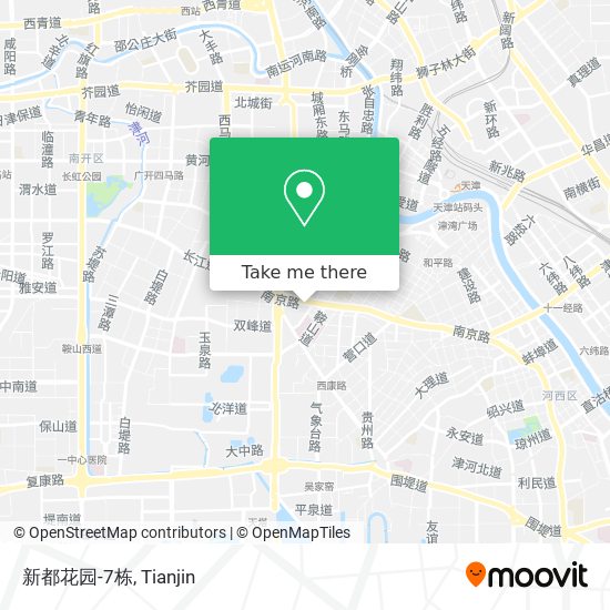 新都花园-7栋 map