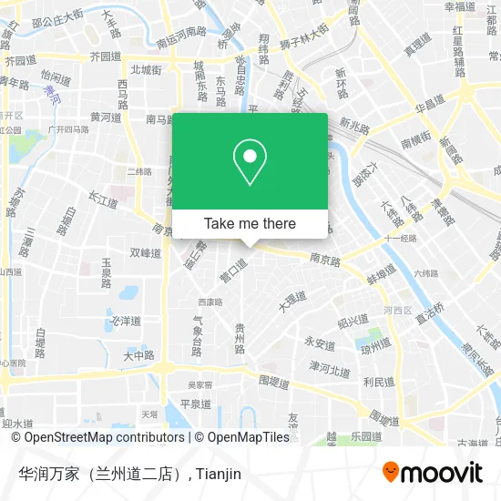华润万家（兰州道二店） map