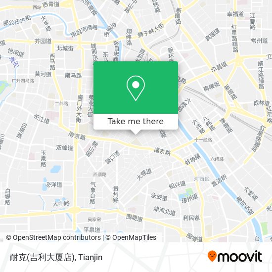 耐克(吉利大厦店) map