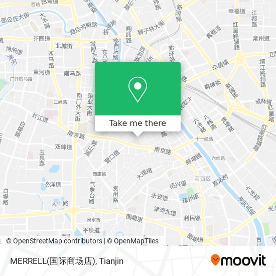 MERRELL(国际商场店) map