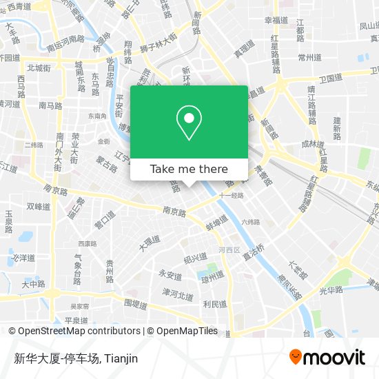 新华大厦-停车场 map