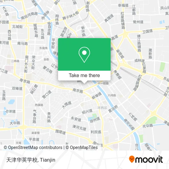 天津华英学校 map