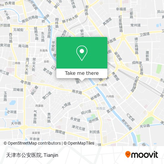 天津市公安医院 map