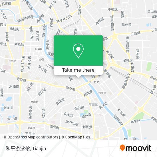 和平游泳馆 map