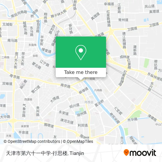 天津市第六十一中学-行思楼 map